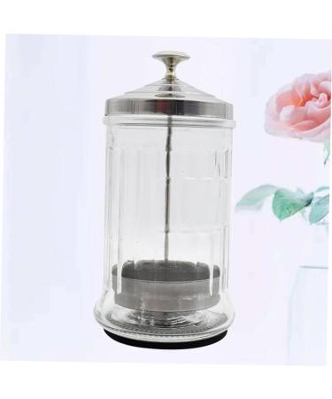 Buy Transparent Barber Tool Scissors Bottle | Hair Salon Essential 10.5x10.5cm - International Shipping - Buy Online on GoSupps.com