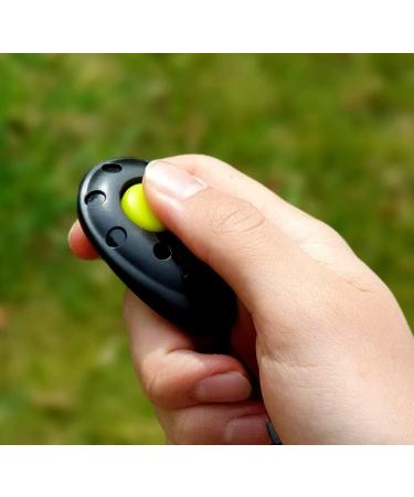 ASCO 2X Premium Clicker for Dog Cat & Horse Training | Professional Clicker | Pack of 2 Black AC01P2X - Ideal for Effective Clicker Training - Buy Online on GoSupps.com