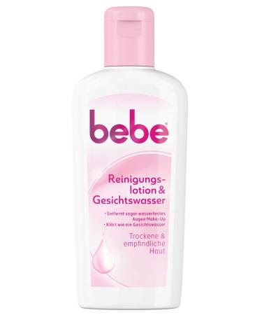 JOHNSON JOHNSON Bebe Cleansing lotion & facial water gentle facial cleansing for sensitive and dry skin 1 x 200 ml