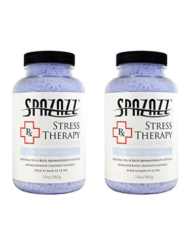 Spazazz Aromatherapy Spa and Bath Crystals -Therapy (2 Pack) (Stress Therapy -2 Pack) - Buy Online on GoSupps.com
