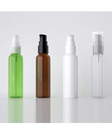 ZEOABSY 12 Pieces 60 ml Transparent Lotion Bottles with Black Pump 60ml Empty PET Plastic Lotion Pump Bottle Cosmetic Gel Travel Container for Cosmetic Make up Cleaning + 2 x Funnel Transparent 60ml - Buy Online on GoSupps.com