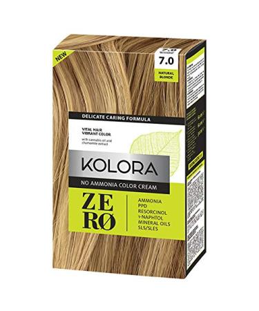 KOLORA ZERO 7.0 NATURAL BLONDE AMMONIA HAIR DYE