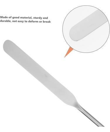 1 Ensemble Palette de M lange Acier Inoxydable Spatule pour Fond Art Ongles Pratique pour Salons de Beaut et Diy 17.5X7.5CM - Buy Online on GoSupps.com