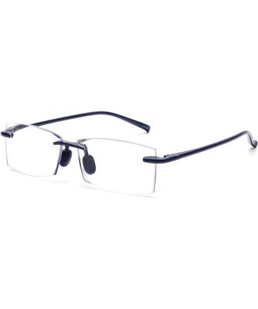 DOOViC Blue Light Filter Reading Glasses - Half Frame & Rimless 1.25x Magnification for Eye Protection - Buy Online on GoSupps.com