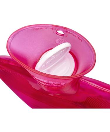 MYAMIA 2L PVC Hot Water Bottle - Pink Hand & Foot Warmer for Pain Relief with Cover | Winter Comfort - Buy Online on GoSupps.com
