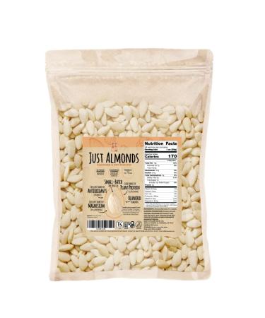 Roastery Coast - Just Roasted Almonds | 3 LB Bulk Daily Nuts | Keto Snack | Low Sodium | Plant Protein | Heart Healthy | Antioxidant | Gluten Free | Non-GMO Project Verified | Low carb (B. Blanched)