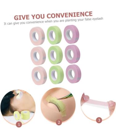minkissy 36 Rolls Lash Tape Eyelash Grafting Tape Eyelash Adhesive Tape Fabric Eyelash Tape Medical Tape Lash Tapes for Eyelash Cosmetic Protective Agent Non-woven Fabric - Buy Online on GoSupps.com