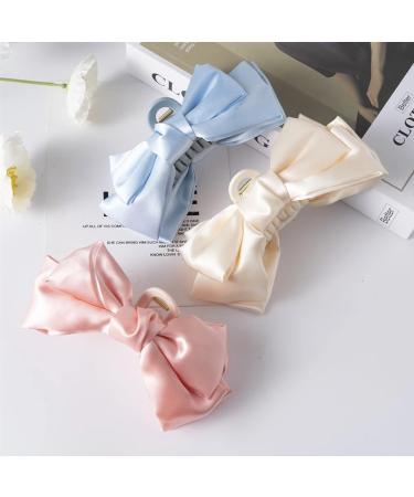 Hair Clips For Women Claw Clips Bow Hair Clips Claw Clips Claw Clips For Thick Hair Large Hair Clips(Color:Beige-01) - Buy Online on GoSupps.com
