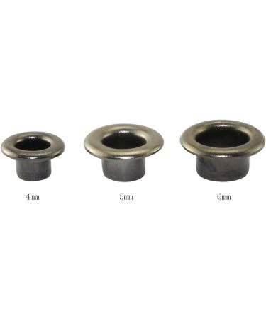 100pcs 4mm Black Metal Eyelets for Leathercraft - DIY Rivet Accessories for Shoes, Bags, Clothes & Scrapbook - Buy Online on GoSupps.com