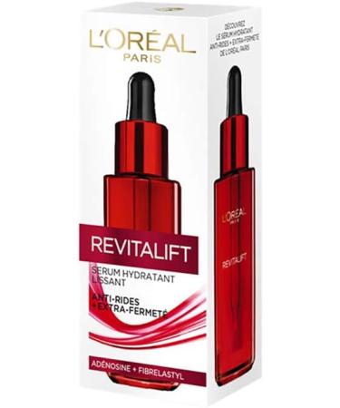 L Or al Paris - Fast-Acting Anti-Aging Face Serum - Anti-Wrinkle Extra-Firming & Toning Treatment - Enriched with Adenosine & Fibrelastyl - All Skin Types - Revitalift - 30 mL - Buy Online on GoSupps.com