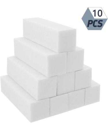Sussurro 10-Piece White Buffer Grinding Blocks | New Generation Sponge Nail Files for Professional Manicure & Polishing - Buy Online on GoSupps.com