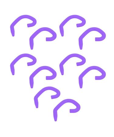 Ear Hooks 5 Pairs Soft Silicone Face Cover Hooks for Kids (Purple)