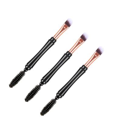 Didiseaon Lolita Accessories 3pcs Used As Be Female Comestics Shadow for Women Dual Tools Makeup or Supplies Eye with 13x0.7cm Black 04
