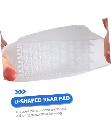 FOMIYES U-Shaped Heel Pads - 3 Pairs Heel Protectors for Height Boosting & Pain Relief - Gel Insoles for Men & Women - Buy Online on GoSupps.com