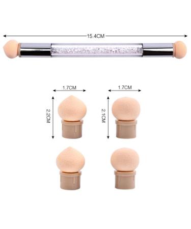 SILPECWEE Ombre Nail Brush Set - 3pcs Gradient Shading Design Tools for French Manicure - Buy Online on GoSupps.com