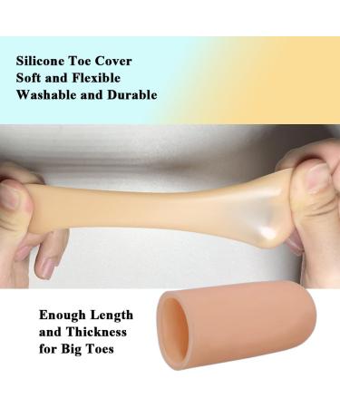 6 Pack Silicone Big Toe Protectors for Corns, Blisters, Ingrown Toenails - Men & Women - Toe Pain Relief for Running/Walking - Buy Online on GoSupps.com