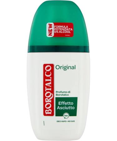 Italian Gourmet E.R. Borotalco Vapo Original Air Fresheners with Microtalc Sweat Absorb Alcohol Free Talcum Powder Fragrance 75 ml + Italian Polpa Gourmet 400 g Pack of 6