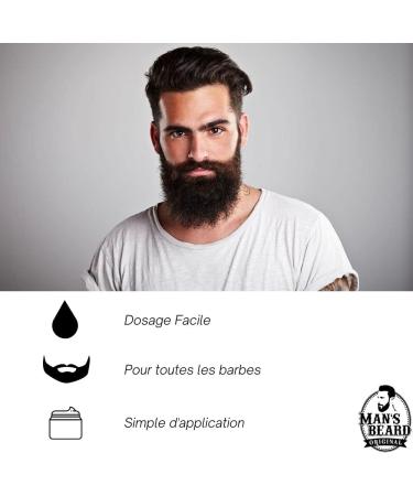 MAN'S BEARD - Beard balm - Or zia - Musc Tabac - 100% Made in France - Ingredients of natural origin - 90 ml - Buy Online on GoSupps.com