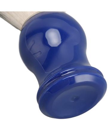 Handmade Shaving Brush for Men | Exquisite Blue Handle & Silver Ring | Perfect Beard Care & Shaving Cream Brush for Home & Salon - Buy Online on GoSupps.com