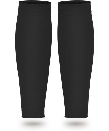 Shop Compression Stockings for Men & Women - Elastic Calves Support for Running & Sports (Black Size L) - Buy Online on GoSupps.com