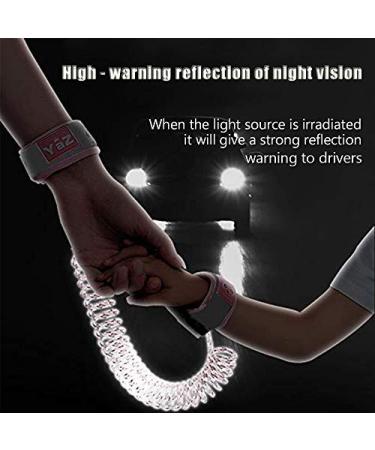 2 Pack Toddlers Safety Wrist Link - 2.5M / 8.2 ft Length - 360Rotate, Night Vision, Anti Lost, Child Lock Band - Buy Online on GoSupps.com