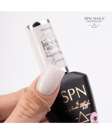 SPN Nails Professional Sugar Baby Builder Bottle Cream Gel Nail Polish 10ml- Builder Gels for Nails Extension - illuminated by a million tiny specks - Salon-Lasting Manicure LED/UV Lamp Curable - Buy Online on GoSupps.com