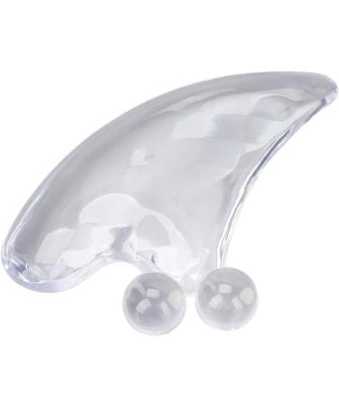 Verdant Touch Gua Sha Facial Tool | Transparent Gua Sha Board for Acupuncture & Trigger Point Therapy | Portable Massage Scraping Tool for Spa Treatments - Buy Online on GoSupps.com