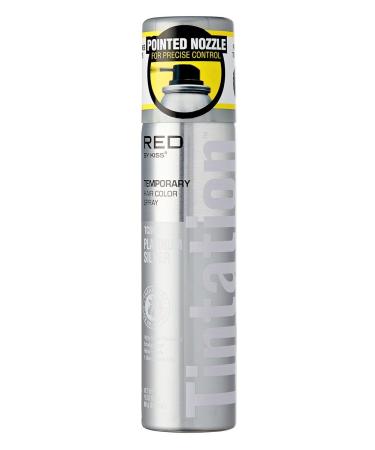 Kiss Tintation Temporary Color Spray Platinum Silver 2.82 Ounce (Pack of 3)