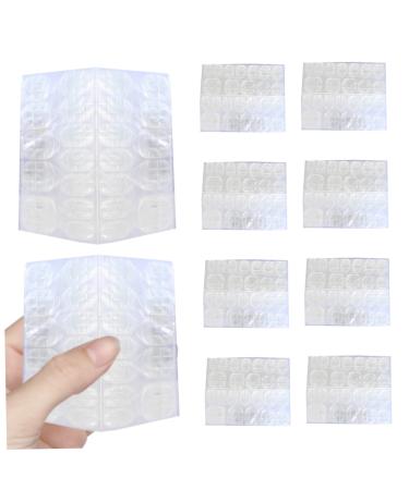 Nail Art Tape Nail Adhesive Tabs Nail Glue Stickers Double Sided Nail Jelly Glue for Manicure Decoration 10 Sheets
