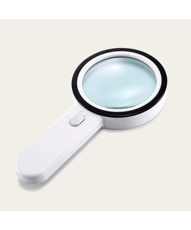 30 Times Magnifying Glass 125MM Diameter with Lamp for The Elderly Reading Magnifying Mirror Good Times - Buy Online on GoSupps.com