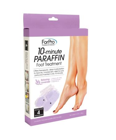 ForPro 10-Minute Paraffin Foot Treatment, Spa and Home Treatment Booties, Relaxing Lavender, One-Pair