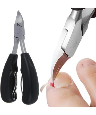 Guanshang1 Toenails Trimmer Toenail Clippers for Ingrown or Thick Nails Cuticle Nipper Trimmer Toenail Nipper for Seniors with Protective Cover Stainless Steel Nail Scissors for Ingrown Hard Toe Nail - Buy Online on GoSupps.com