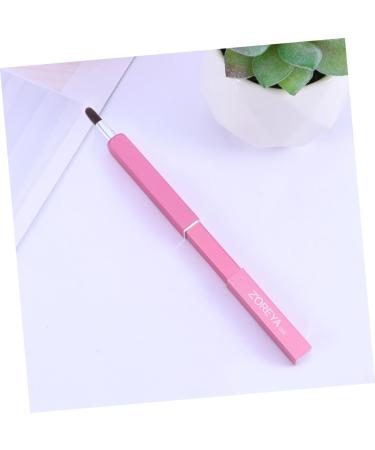 Lip Gloss Brush Concealer Makeup Brush Flexible Lipstick Brush Mini Lip Portable Lipstick Brush Eyebrow Brush Dual Ended Makeup Brush With Cover Travel Beauty Tools medium Pink - Buy Online on GoSupps.com