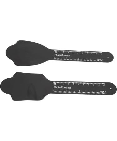 2Pcs Intraoral Photo Contraster Dental Background Board Orthodontic Photographic Contraste Long Handle Ral Photo Background Board with Scale - Buy Online on GoSupps.com