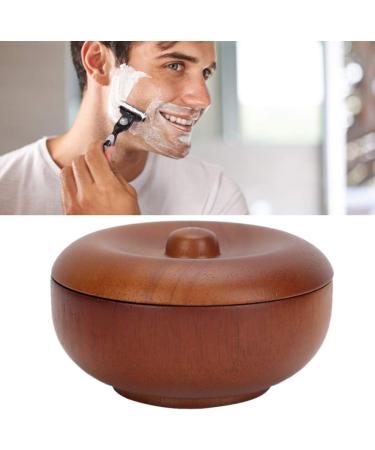 Premium Wooden Shaving Bowl | 3.7x1.7in Barber Tool for Men | Ideal Shaving Soap Bowl for a Perfect Shave - Buy Online on GoSupps.com