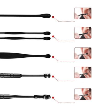 Buy Besylo 6-in-1 Stainless Steel Ear Cleaner Set - Ear Wax Remover & Ear Care Tools with Storage Box | International Shipping Available - Buy Online on GoSupps.com