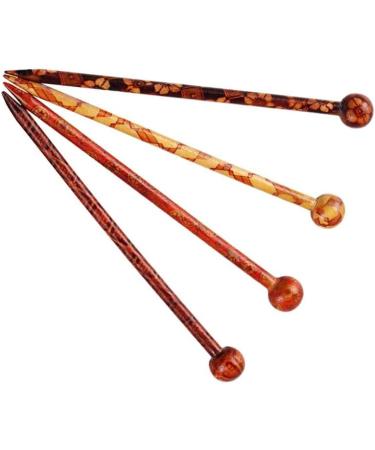 Handmade Wooden Hair Sticks for Women - Hellery 4 Pack Hairpin Fashion Accessories - Buy Online on GoSupps.com