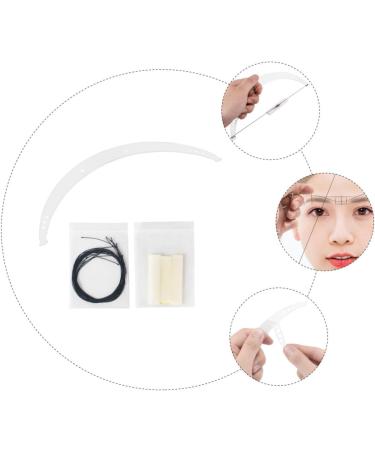 Housoutil 1 Set Positioning Ruler Drawing Line Tool Eyebrow Beauty Ruler Ink Line Eyebrow Trimming 23x8cm As Shown - Buy Online on GoSupps.com