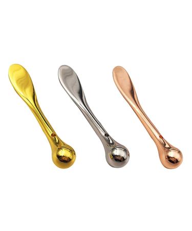 FRCOLOR 6 Pcs Round Beads Eye Cream Stick Eye Massaging Tools Face Massager Facial Massager Face Cream Applicator Massage Tool Eye Cream Applicator Roller Miss Scraper Zinc Alloy Cosmetic