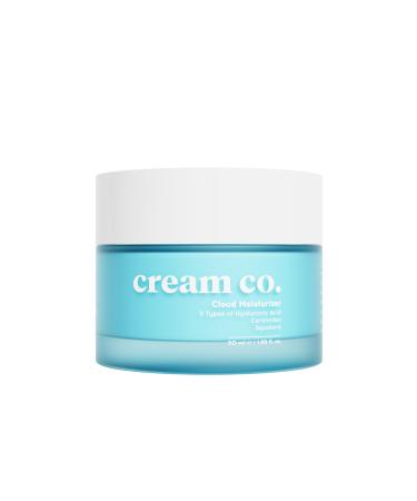 Cloud Moisturiser 50ml Face Cream for Women and Men, Sensitive Skin, Hyaluronic Acid, Ceramides, Squalene, Hydrates, Repairs, Moisturizes and Soothes Skin, Face Cream