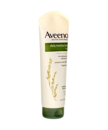 Aveeno Daily Moisturizing Body Lotion with Soothing Oat, Rich Emollients - 8 fl. oz (Pack of 2) - Buy Online on GoSupps.com