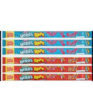 6X American Candy Assorted Nerds Rope Sweets Rainbow Very Berry Usa Imported
