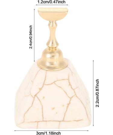 Nail Holder Set Magnetic Nail Tip Practice Stand Base Alloy Holder Nail Art Display Manicure Tool Set with Alloy Holders Manicure Nails Salon Tool(Beige) - Buy Online on GoSupps.com