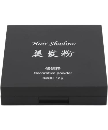 Hairline Eyeshadow Powder Temporary Sponge Head 12g Hairline Root Cover Powder for Elderly for Daily Use (Black) - Buy Online on GoSupps.com