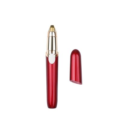 Eyebrow Trimmer Profissional Electric Eyebrow Trimmer Women Mini Epilator Instant Painless Face Brows Hair Remover Shaver Portable Razors Trimmer (Color : Red)
