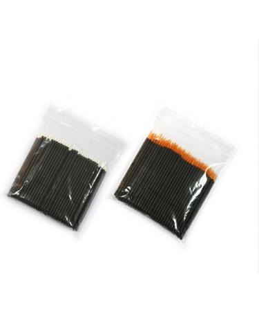 Healeved 100pcs Wand Applicator Eyeliner Liquid Makeup Lip Gloss White Eye Liner Eyeliner Brushes Fine Point 15cmX10cm Orange - Buy Online on GoSupps.com