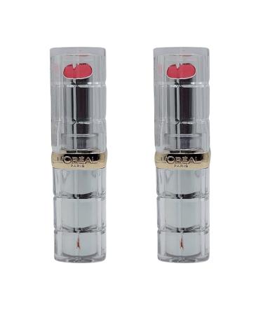 L'Oreal Paris Pack of 2 Colour Riche Shine Lipstick Lacquered Strawberry # 920
