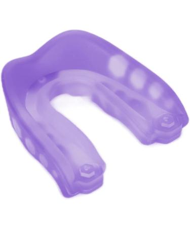 Verdant Touch Sport Mouthguard - Shock Protection for Adults | Flavored Striped Purple Mouthguard for Boxing & Basketball - Buy Online on GoSupps.com
