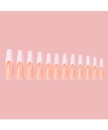 ALLKEM XXL Ballerina French Soft Gel Full Cover Nails - Premium Quality & Long-Lasting - Buy Online on GoSupps.com