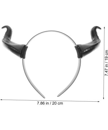 FRCOLOR 1 Piece Horn Headband Hair Accessories For Girls Prom Props Animal Hair Clips Sheep Horn Headband Holiday Headband Costume Ox Horn Hair Band - Buy Online on GoSupps.com